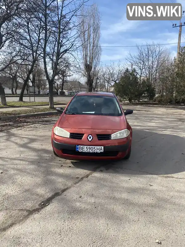 Хетчбек Renault Megane 2004 1.4 л. Ручна / Механіка обл. Миколаївська, Вознесенськ - Фото 1/10