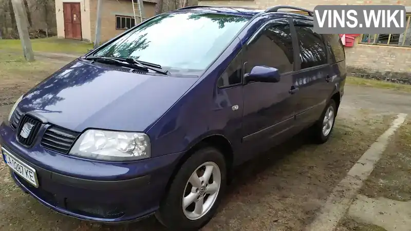 VSSZZZ7MZ1V525064 SEAT Alhambra 2001 Минивэн 1.9 л. Фото 1