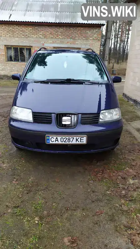 VSSZZZ7MZ1V525064 SEAT Alhambra 2001 Мінівен 1.9 л. Фото 9