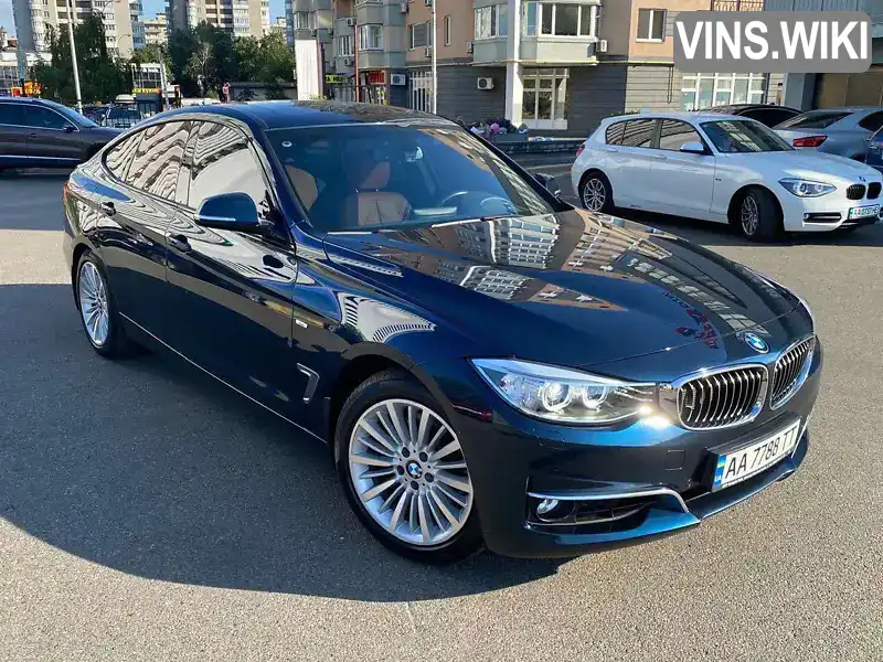 Ліфтбек BMW 3 Series GT 2014 2 л. Автомат обл. Київська, Київ - Фото 1/13