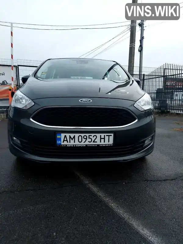 WF0VXXGCEVJT35723 Ford C-Max 2018 Мінівен 1.5 л. Фото 2