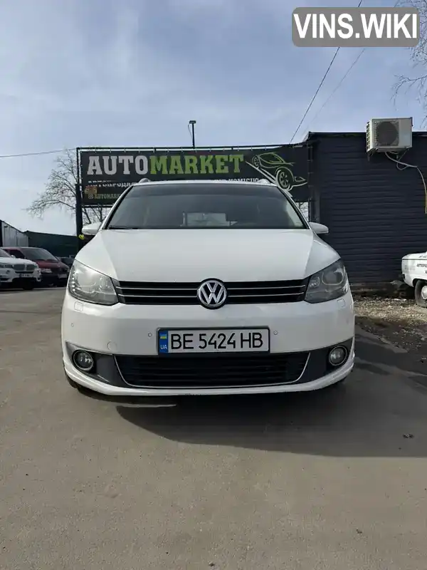 Мінівен Volkswagen Touran 2012 1.39 л. обл. Миколаївська, Первомайськ - Фото 1/15