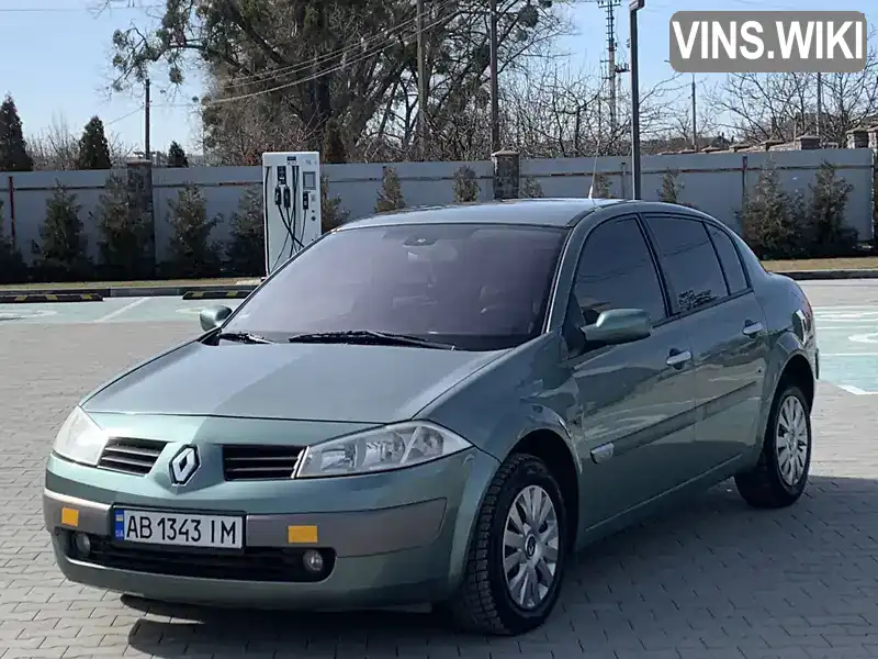 Седан Renault Megane 2004 1.6 л. Ручная / Механика обл. Винницкая, Винница - Фото 1/21