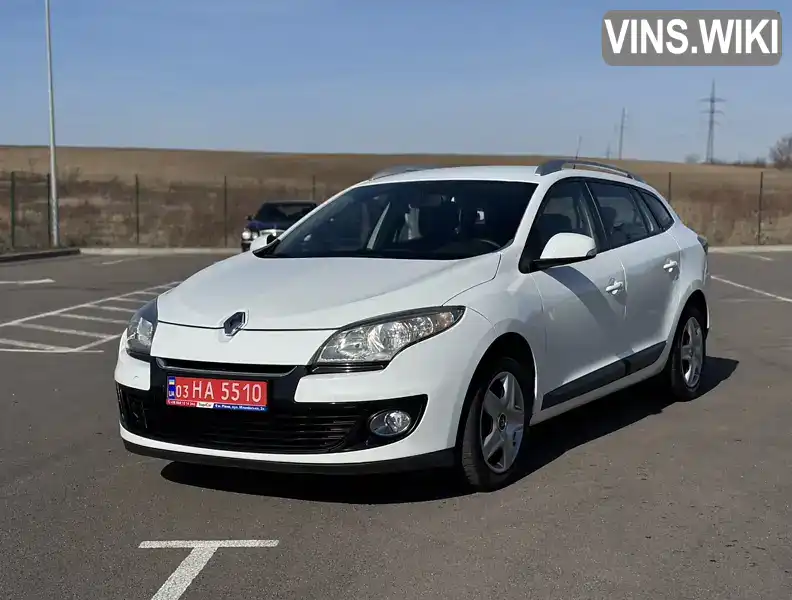 Универсал Renault Megane 2013 1.5 л. Ручная / Механика обл. Ровенская, Ровно - Фото 1/21