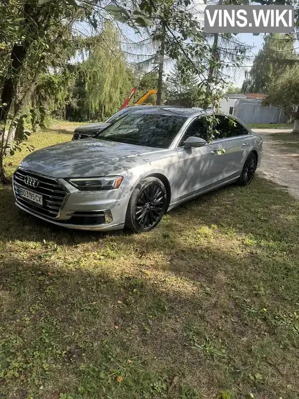 Седан Audi A8 2019 3 л. Автомат обл. Тернопольская, Тернополь - Фото 1/12