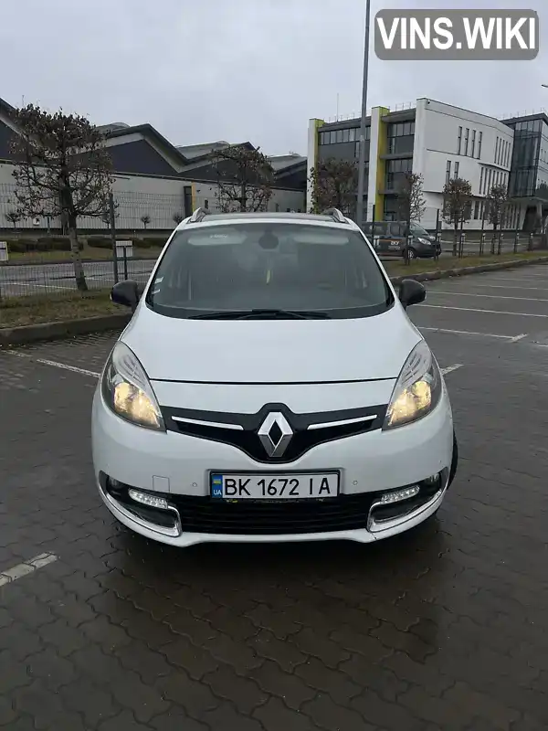 Мінівен Renault Grand Scenic 2016 1.6 л. Ручна / Механіка обл. Львівська, Броди - Фото 1/21