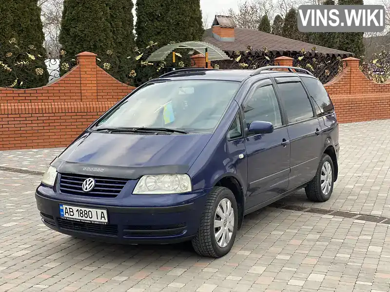 Мінівен Volkswagen Sharan 2002 2 л. Ручна / Механіка обл. Вінницька, Могилів-Подільський - Фото 1/21