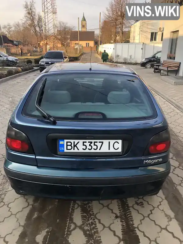 VF1BA0L0F15847309 Renault Megane 1997 Хэтчбек 1.6 л. Фото 3