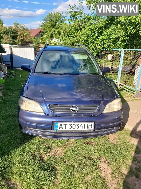 Универсал Opel Astra 2000 1.7 л. Ручная / Механика обл. Ивано-Франковская, Тлумач - Фото 1/7