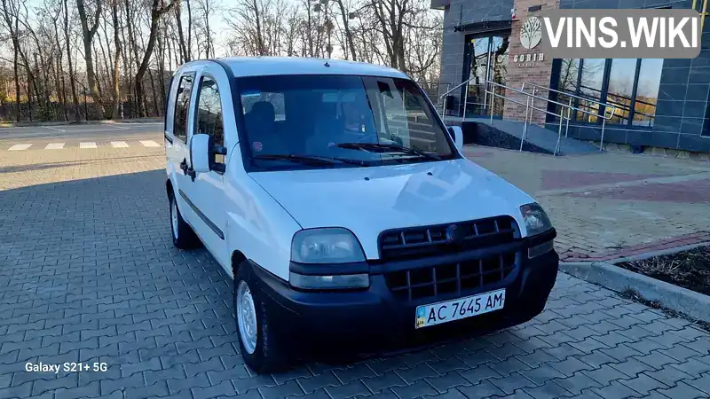 ZFA22300005154380 Fiat Doblo 2002 Минивэн 1.91 л. Фото 2