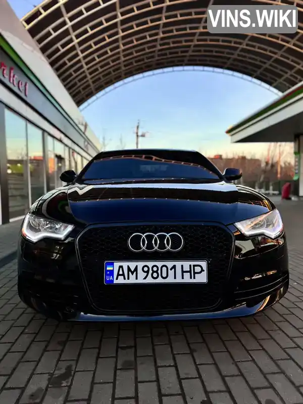 Седан Audi A6 2013 1.98 л. Автомат обл. Житомирская, Житомир - Фото 1/21