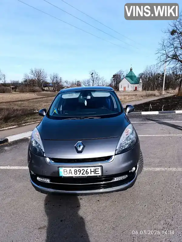 VF1JZ14B647274088 Renault Grand Scenic 2012 Мінівен 1.46 л. Фото 2