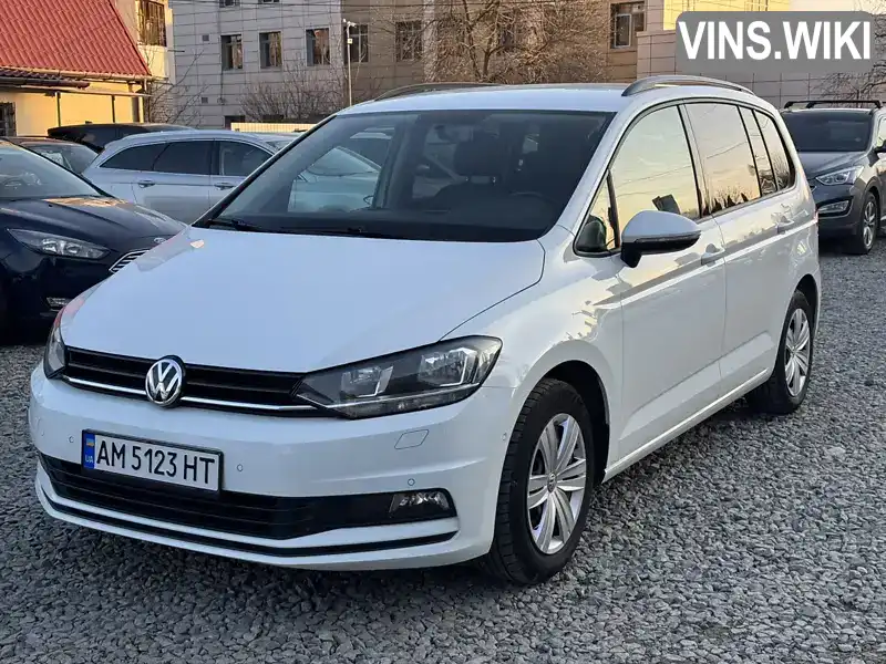 Микровэн Volkswagen Touran 2019 1.97 л. Автомат обл. Житомирская, Бердичев - Фото 1/18