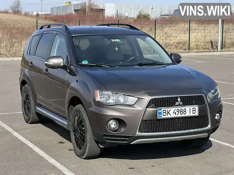 Внедорожник / Кроссовер Mitsubishi Outlander 2010 2 л. Вариатор обл. Ровенская, Ровно - Фото 1/20