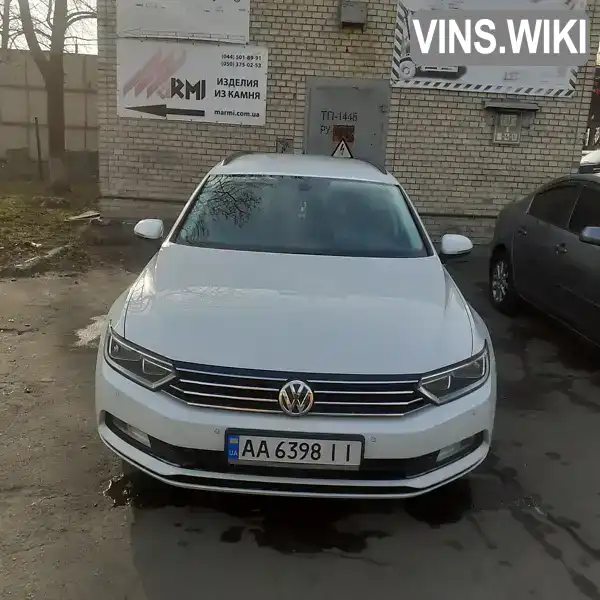 WVWZZZ3CZHE091943 Volkswagen Passat 2017 Универсал 1.97 л. Фото 1