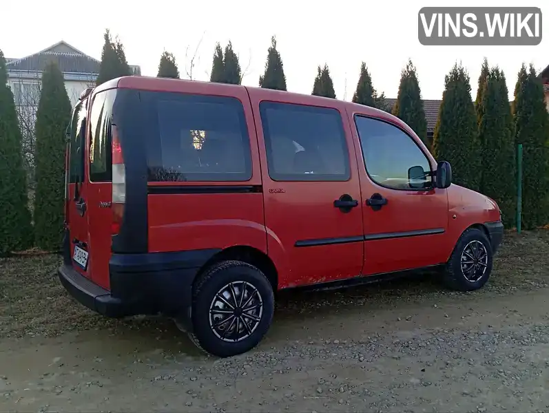 ZFA22300005010122 Fiat Doblo 2001 Мінівен 1.91 л. Фото 8