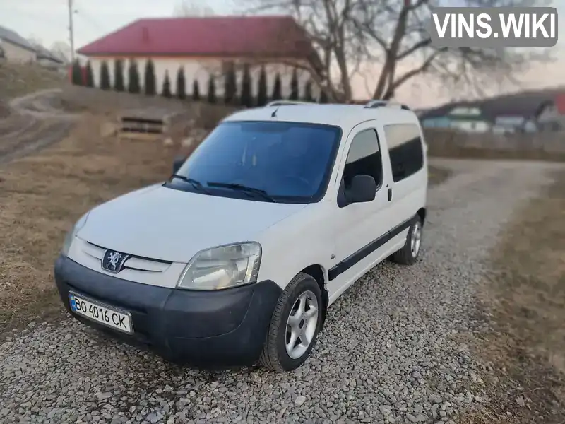 Мінівен Peugeot Partner 2006 2 л. Ручна / Механіка обл. Тернопільська, Теребовля - Фото 1/21