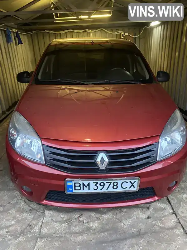 VF1BSRAAH42371165 Renault Sandero 2009 Хэтчбек 1.4 л. Фото 1