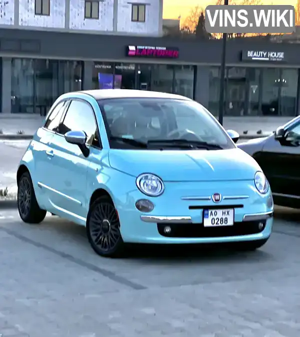 Хетчбек Fiat 500 2016 1.4 л. Автомат обл. Закарпатська, Ужгород - Фото 1/21