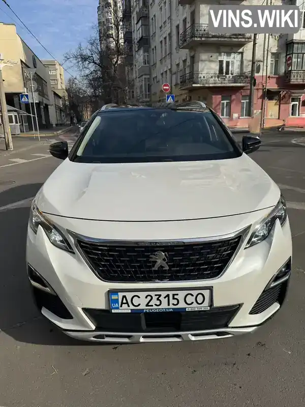 VF3MJAHXVHS322885 Peugeot 3008 2017 Позашляховик / Кросовер 2 л. Фото 1