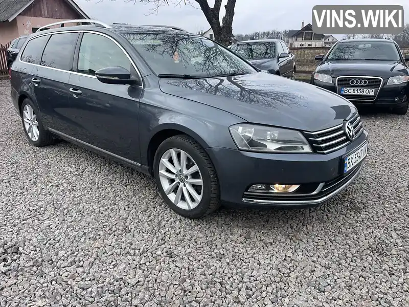 WVWZZZ3CZCE164738 Volkswagen Passat 2012 Универсал  Фото 1