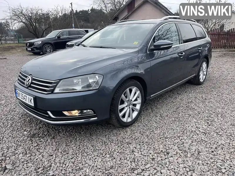 WVWZZZ3CZCE164738 Volkswagen Passat 2012 Универсал  Фото 2