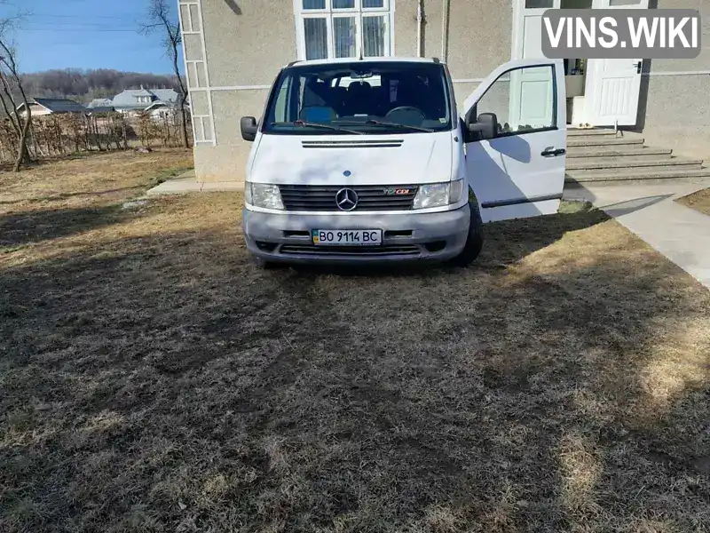 Мінівен Mercedes-Benz Vito 2000 2.2 л. Ручна / Механіка обл. Івано-Франківська, Косів - Фото 1/14