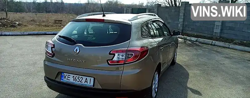 VF1KZ1G0248172841 Renault Megane 2012 Универсал 1.5 л. Фото 2