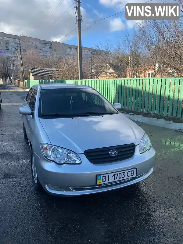 Седан BYD F3 2013 1.5 л. Ручная / Механика обл. Полтавская, Полтава - Фото 1/11