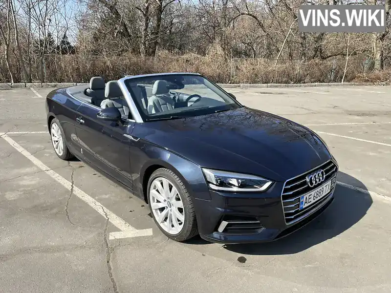 Кабріолет Audi A5 2018 2 л. Автомат обл. Дніпропетровська, Дніпро (Дніпропетровськ) - Фото 1/15