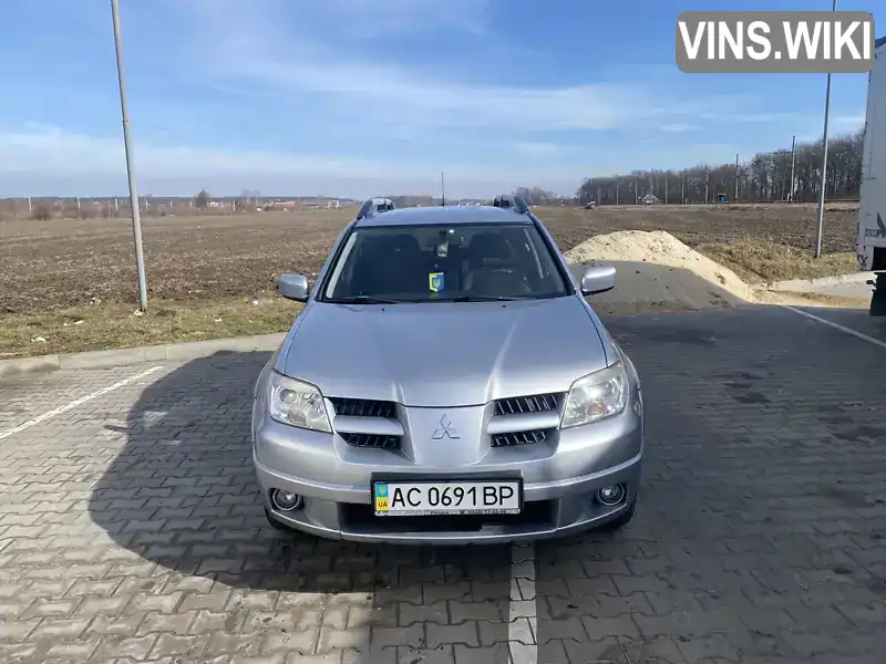 Внедорожник / Кроссовер Mitsubishi Outlander 2008 2 л. Ручная / Механика обл. Волынская, Луцк - Фото 1/21