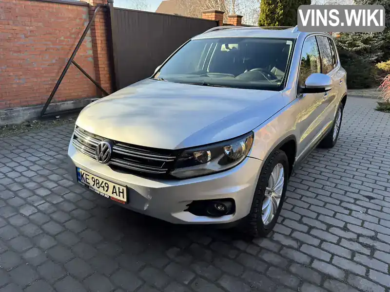 WVGAV3AX5DW585031 Volkswagen Tiguan 2013 Позашляховик / Кросовер 1.98 л. Фото 2