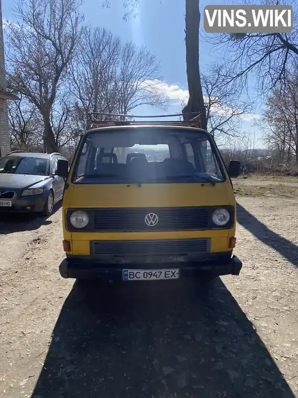 Мінівен Volkswagen Transporter 1986 1.6 л. Ручна / Механіка обл. Львівська, Золочів - Фото 1/10