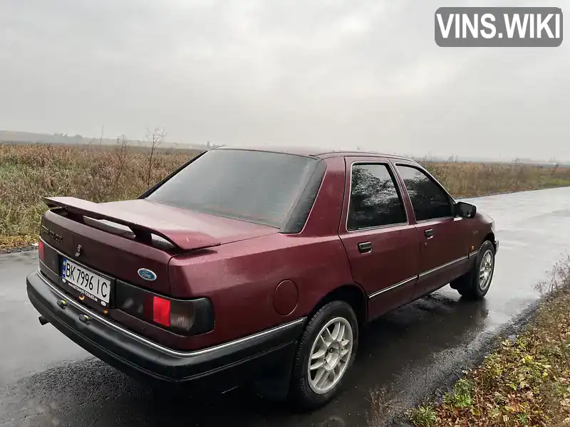 WF0FXXGBBFML02626 Ford Sierra 1991 Седан 2 л. Фото 8