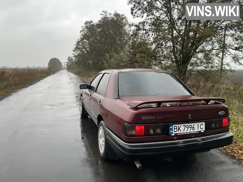 WF0FXXGBBFML02626 Ford Sierra 1991 Седан 2 л. Фото 9