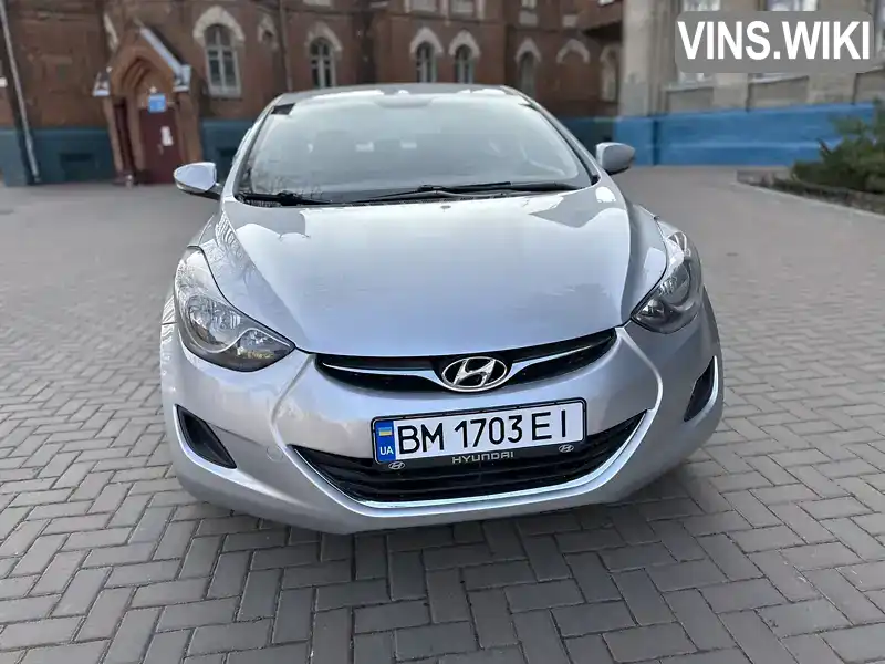 KMHDH41CADU835956 Hyundai Elantra 2013 Седан 1.59 л. Фото 2