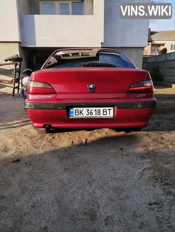 VF38BRGXE80170273 Peugeot 406 1996 Седан 2 л. Фото 1