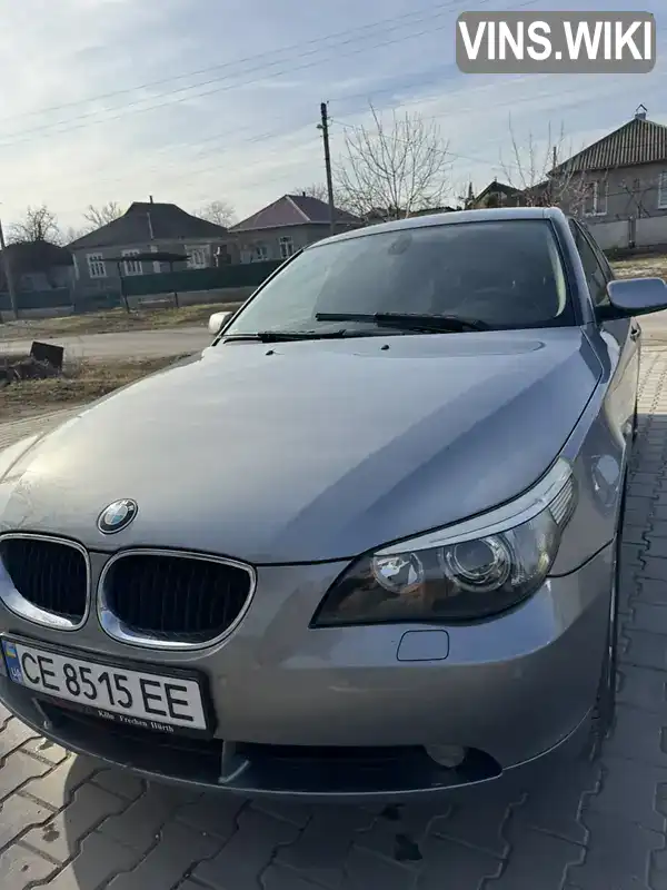 Седан BMW 5 Series 2005 2.5 л. Ручна / Механіка обл. Чернівецька, Новодністровськ - Фото 1/20