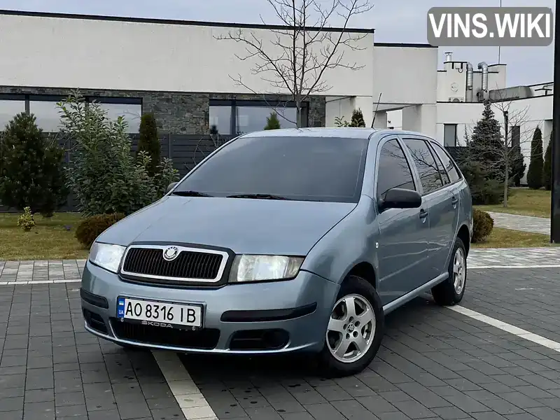 Універсал Skoda Fabia 2005 1.2 л. Ручна / Механіка обл. Закарпатська, Мукачево - Фото 1/17