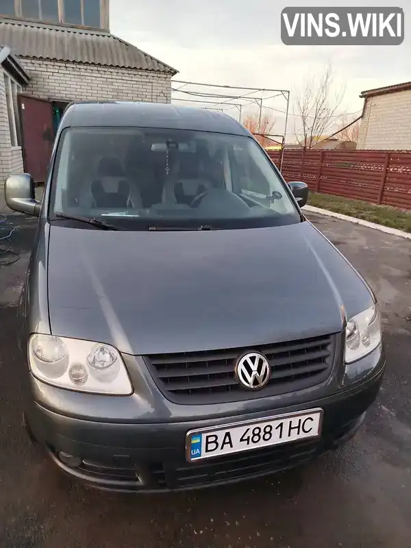 Мінівен Volkswagen Caddy 2008 1.6 л. Ручна / Механіка обл. Кіровоградська, Голованівськ - Фото 1/12