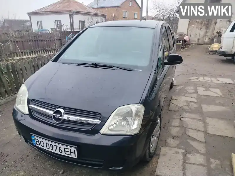 Микровэн Opel Meriva 2004 1.69 л. обл. Тернопольская, Тернополь - Фото 1/9