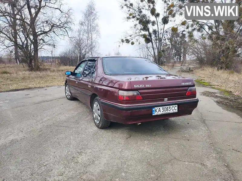 VF36BRFZ890864146 Peugeot 605 1992 Седан 2 л. Фото 6