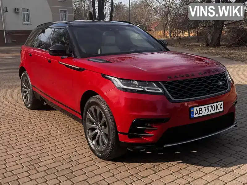 Внедорожник / Кроссовер Land Rover Range Rover Velar 2018 2 л. Автомат обл. Винницкая, Винница - Фото 1/21