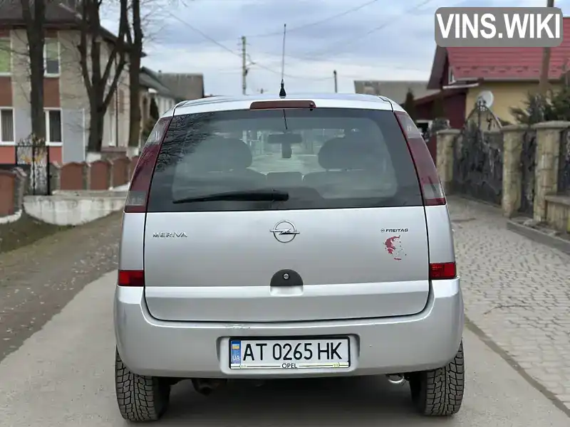 W0L0XCE7554331052 Opel Meriva 2005 Мікровен 1.3 л. Фото 4