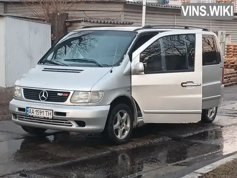 Мінівен Mercedes-Benz Vito 2003 2.2 л. Ручна / Механіка обл. Київська, Київ - Фото 1/10