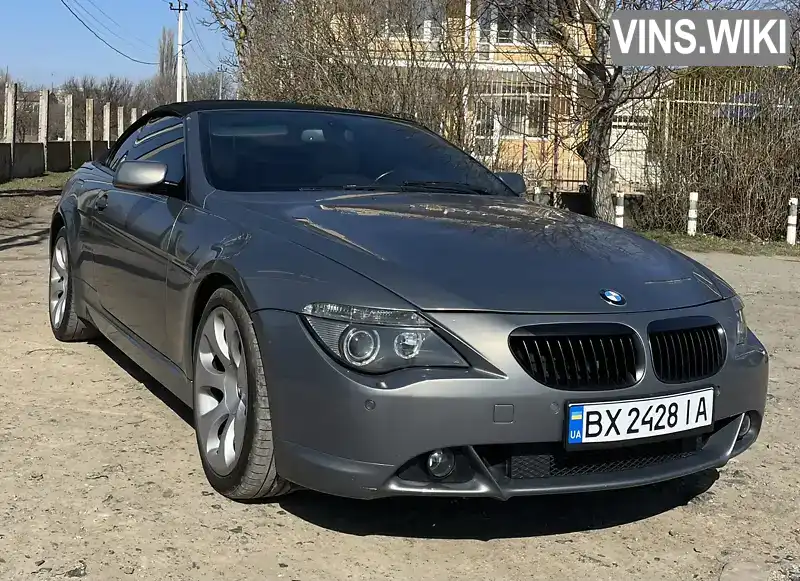 Кабриолет BMW 6 Series 2004 3 л. Автомат обл. Киевская, Киев - Фото 1/21