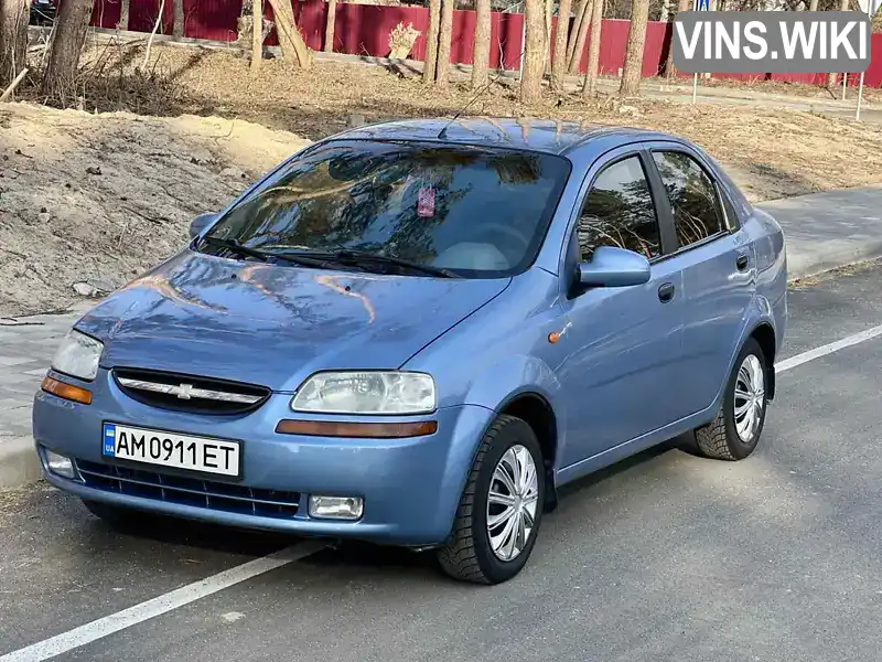 Y6DSF69YE5B419197 Chevrolet Aveo 2005 Седан 1.5 л. Фото 1