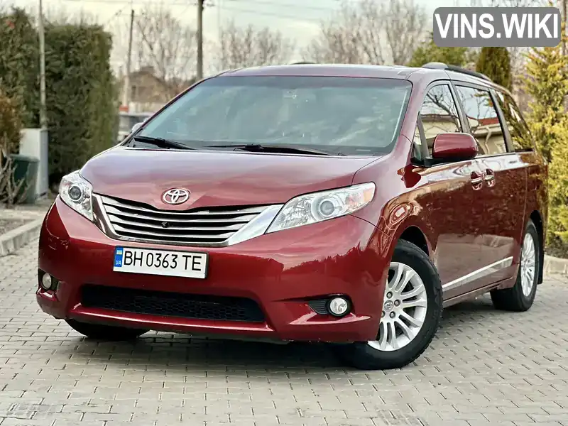 Мінівен Toyota Sienna 2016 3.46 л. Автомат обл. Одеська, Одеса - Фото 1/21