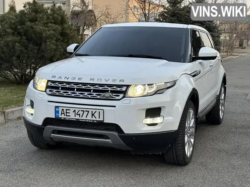 SALVA2BD9EH868997 Land Rover Range Rover Evoque 2013 Позашляховик / Кросовер 2.2 л. Фото 2