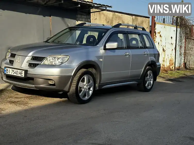 Позашляховик / Кросовер Mitsubishi Outlander 2006 2 л. Ручна / Механіка обл. Полтавська, Кременчук - Фото 1/15